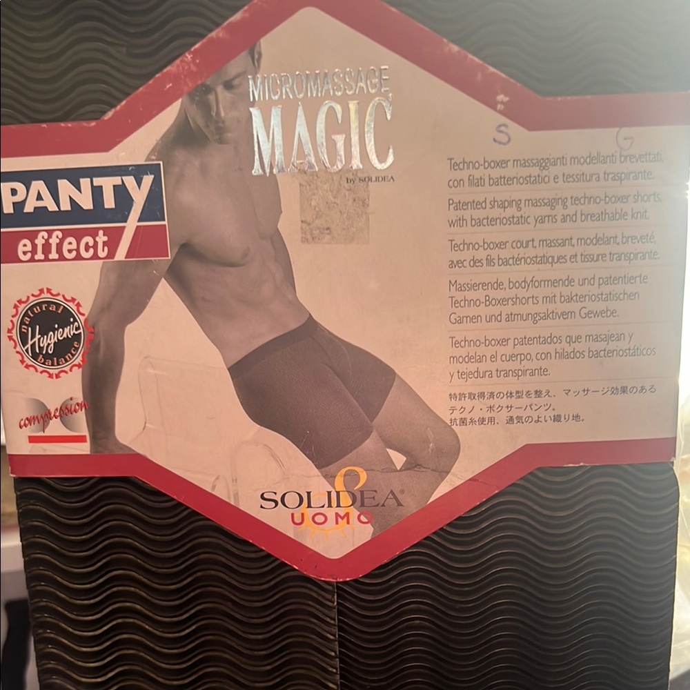 Black Micromassage Magic Boxer Briefs